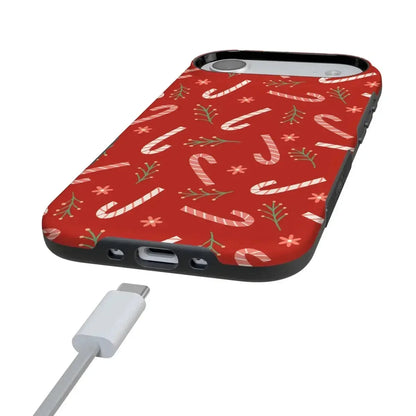 Peppermint Kiss | Candy Cane Case Phone Case Casetry