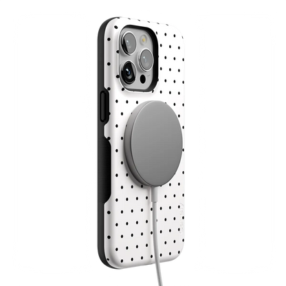 On the Dot | Black Polka Dot Case