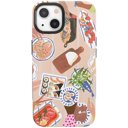 Picnic Party | Painted Collage Case iPhone Case get.casely Bold + MagSafe® iPhone 13
