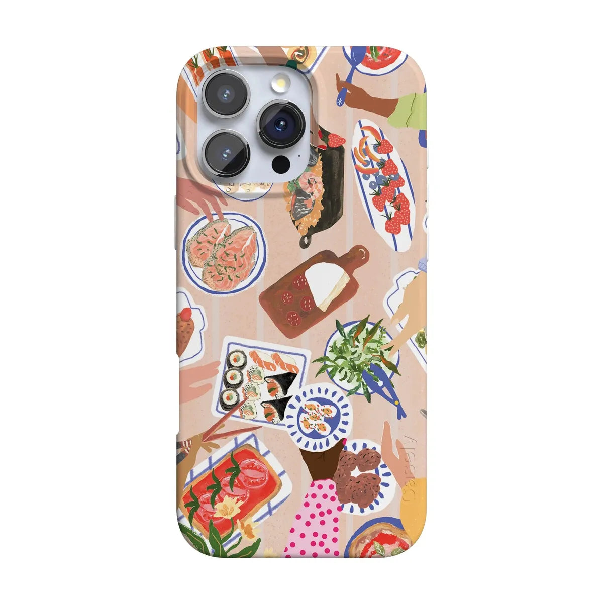 Picnic Party | Painted Collage Case iPhone Case get.casely Classic + MagSafe® iPhone 16 Pro Max