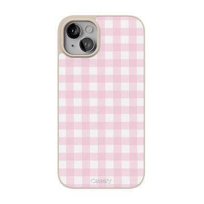 Pink Plaid | Sunday Best Case Phone Case get.casely Align + MagSafe® iPhone 15 Plus