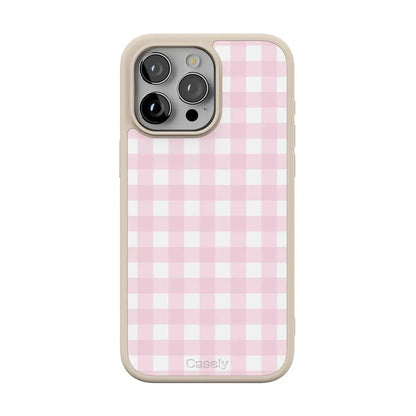 Pink Plaid | Sunday Best Case Phone Case get.casely Align + MagSafe® iPhone 15 Pro Max