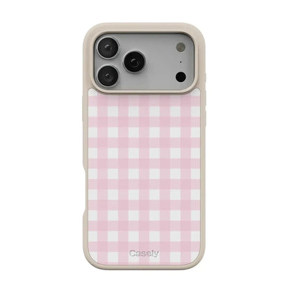 Pink Plaid | Sunday Best Case Phone Case get.casely Align + MagSafe® iPhone 17 Pro Max