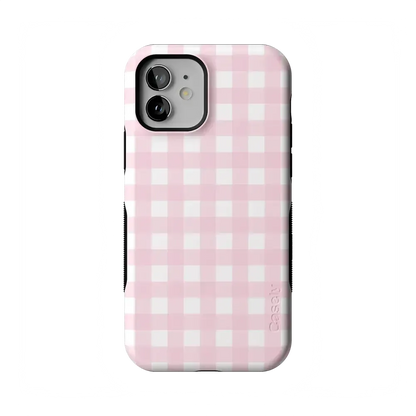 Pink Plaid | Sunday Best Case Phone Case get.casely Bold Flex + MagSafe® iPhone 12