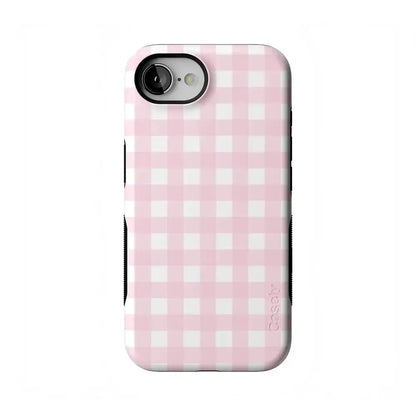 Pink Plaid | Sunday Best Case Phone Case get.casely Bold Flex + MagSafe® iPhone 16e