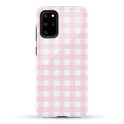 Pink Plaid | Sunday Best Case Phone Case get.casely Essential Galaxy S20 Plus