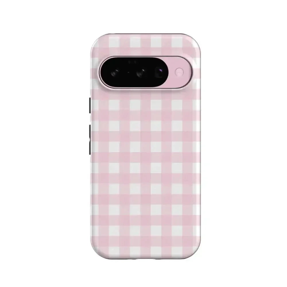 Pink Plaid | Sunday Best Case Phone Case get.casely Essential + MagSafe® Google Pixel 10
