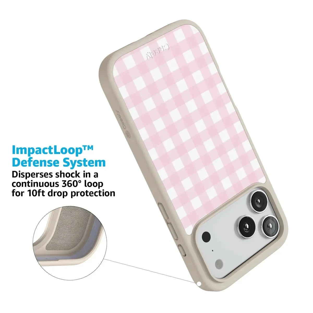 Pink Plaid | Sunday Best Case Phone Case get.casely