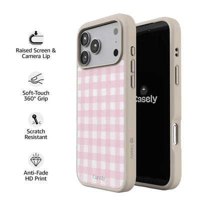 Pink Plaid | Sunday Best Case Phone Case get.casely