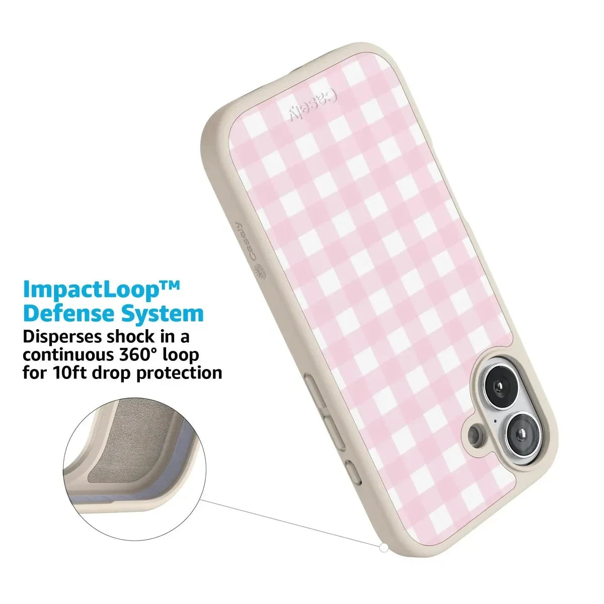Pink Plaid | Sunday Best Case Phone Case get.casely