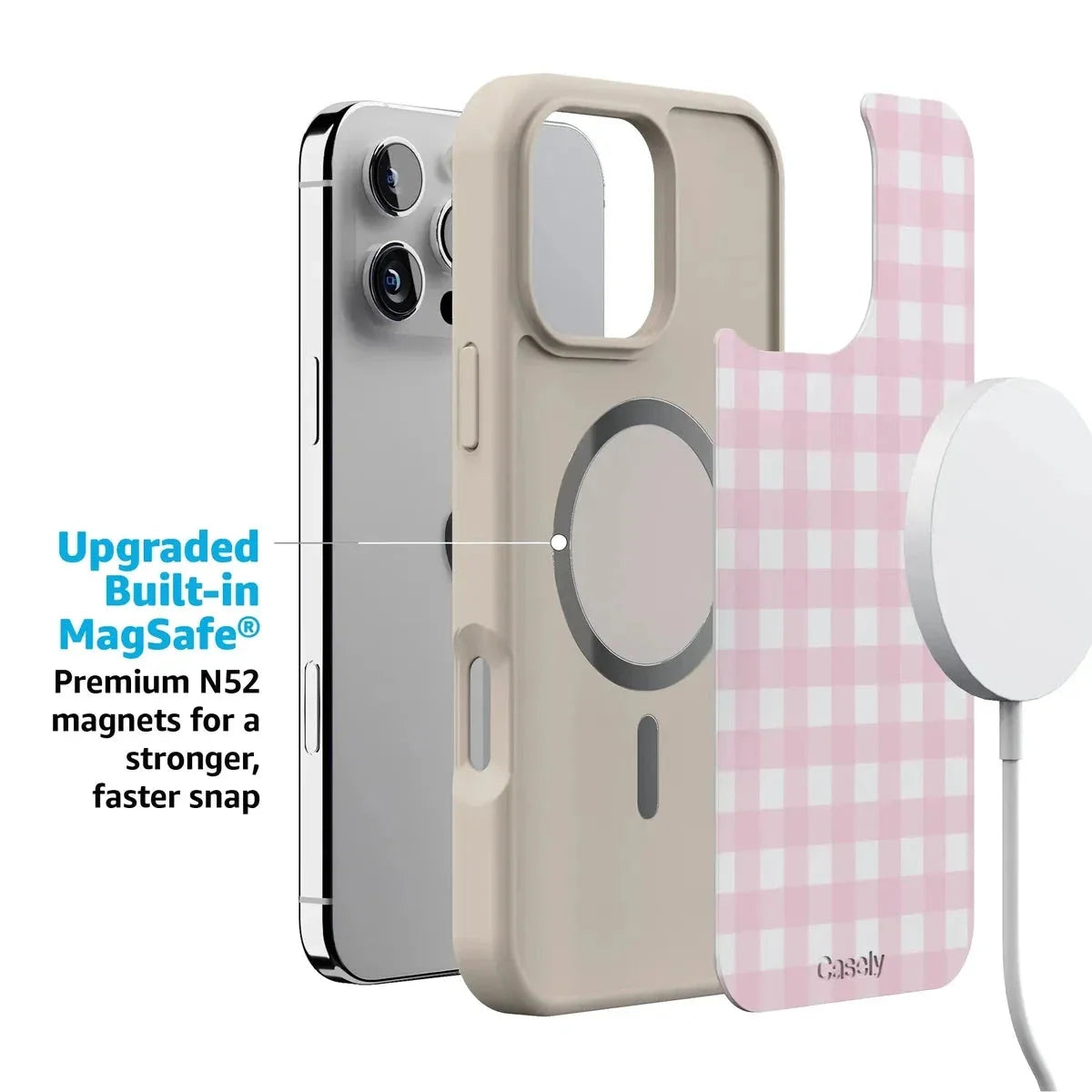 Pink Plaid | Sunday Best Case Phone Case get.casely