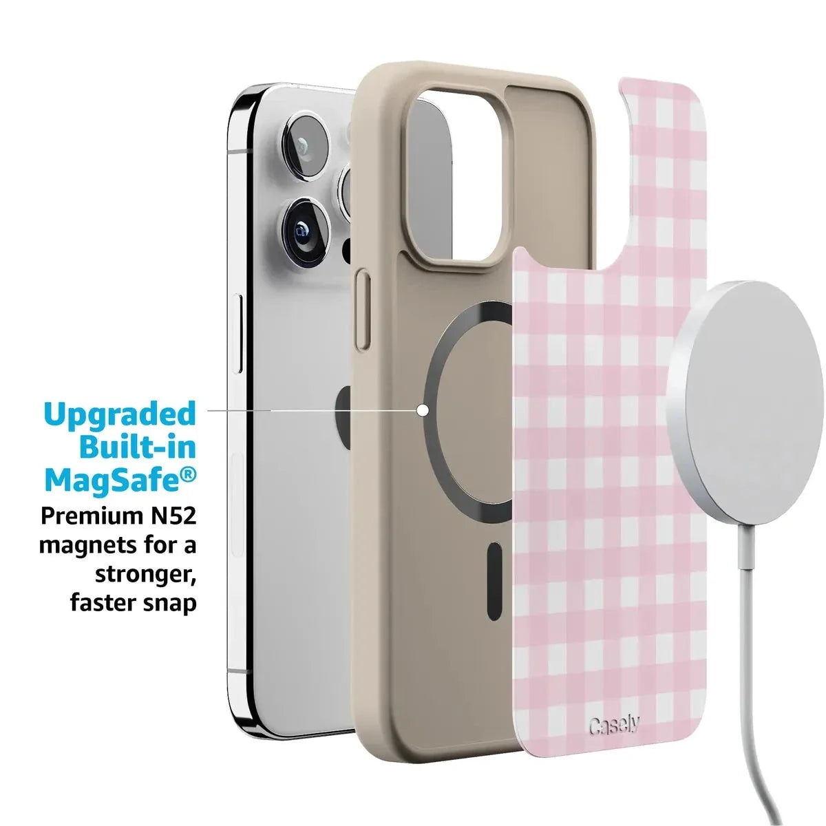 Pink Plaid | Sunday Best Case Phone Case get.casely