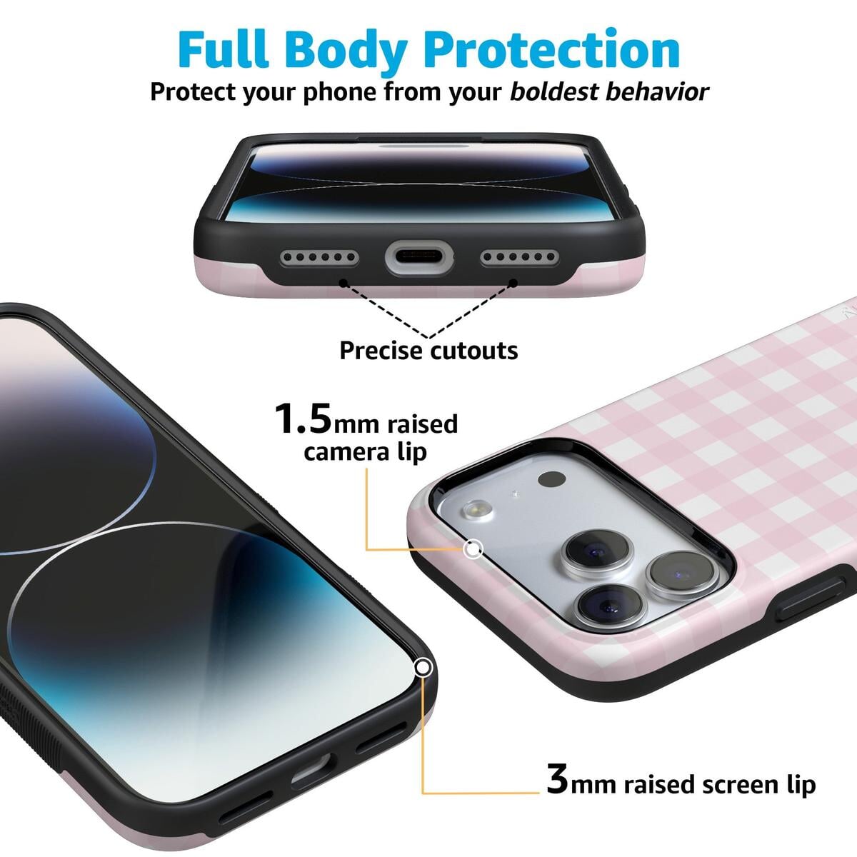 Pink Plaid | Sunday Best Case Phone Case get.casely