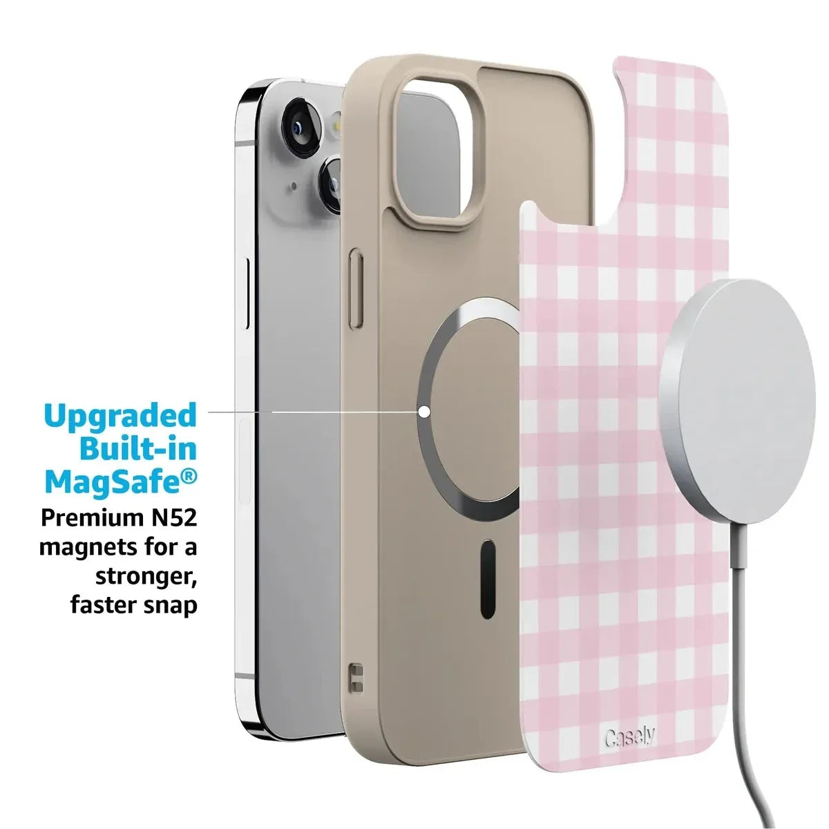Pink Plaid | Sunday Best Case Phone Case get.casely