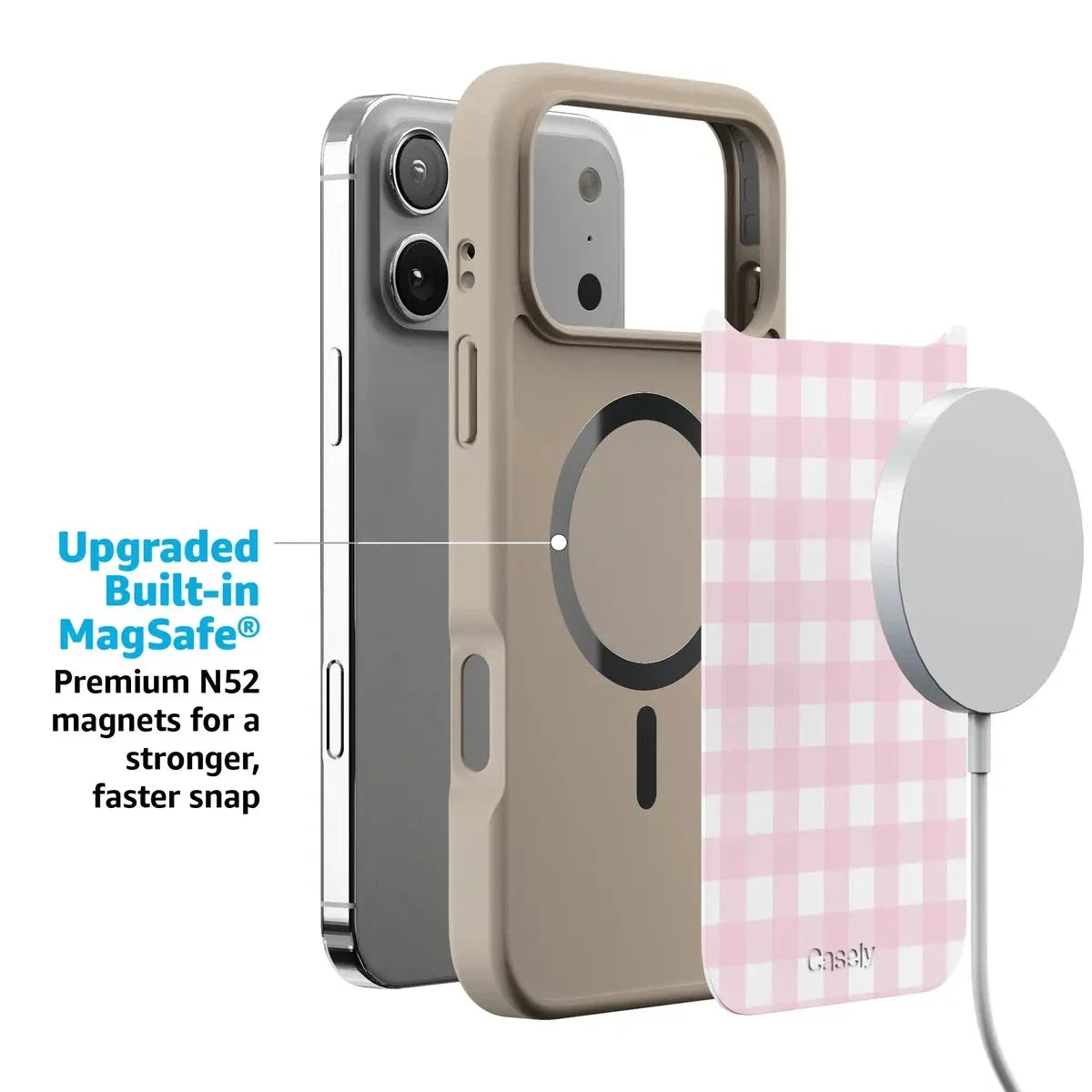 Pink Plaid | Sunday Best Case Phone Case get.casely
