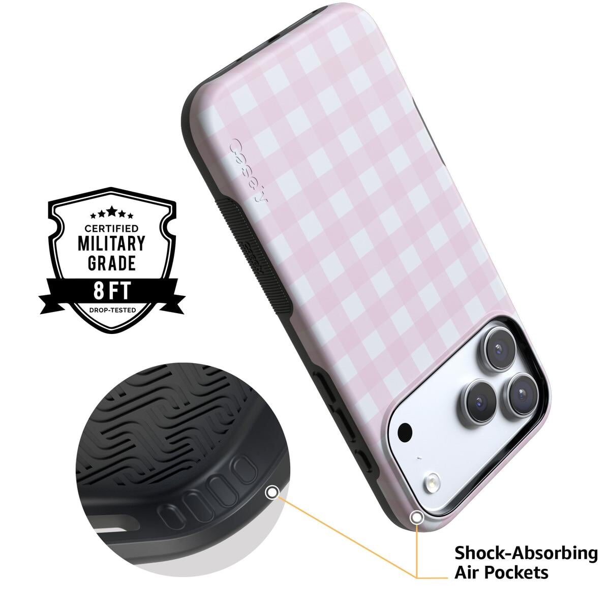 Pink Plaid | Sunday Best Case Phone Case get.casely