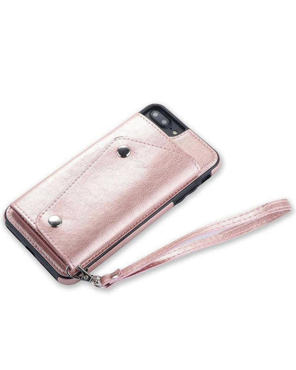 Pink Vegan Leather | Wallet Case iPhone Case get.casely