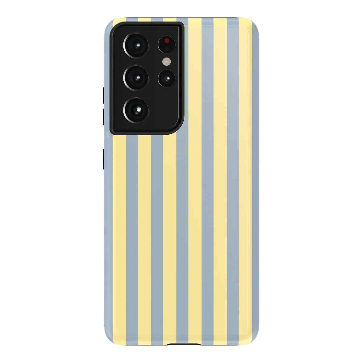 Coastline Stripes | Blue & Yellow Case - Galaxy S21 Ultra