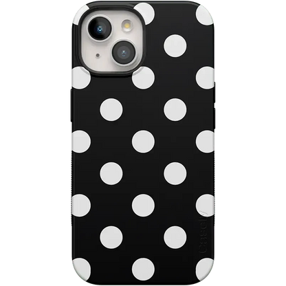 Polka Dots | High Contrast Design Case Phone Case Casetry Bold Flex + MagSafe® iPhone 15 Plus
