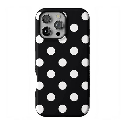 Polka Dots | High Contrast Design Case Phone Case Casetry Bold Flex + MagSafe® iPhone 16 Pro Max