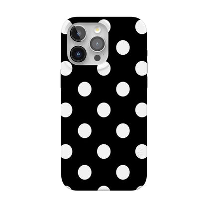 Polka Dots | High Contrast Design Case Phone Case Casetry Classic + MagSafe® iPhone 15 Pro Max