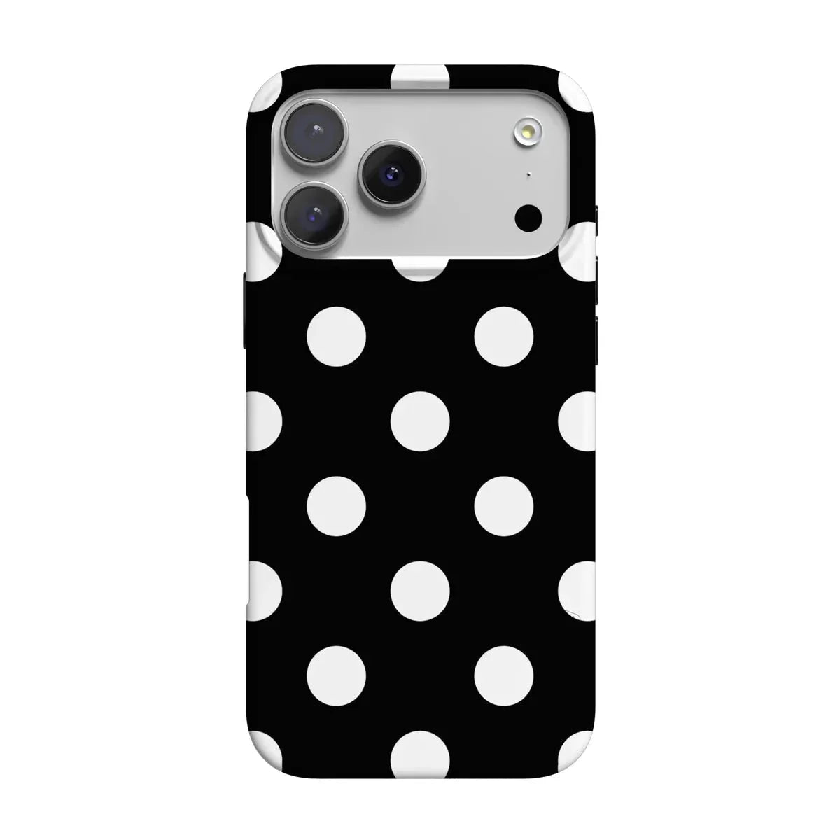 Polka Dots | High Contrast Design Case Phone Case Casetry Classic + MagSafe® iPhone 17