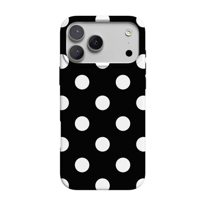 Polka Dots | High Contrast Design Case Phone Case Casetry Classic + MagSafe® iPhone 17