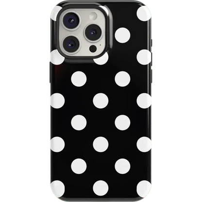 Polka Dots | High Contrast Design Case Phone Case Casetry Essential + MagSafe® iPhone 15 Pro Max