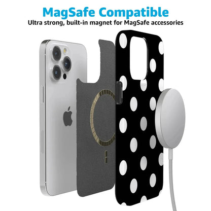 Polka Dots | High Contrast Design Case Phone Case Casetry