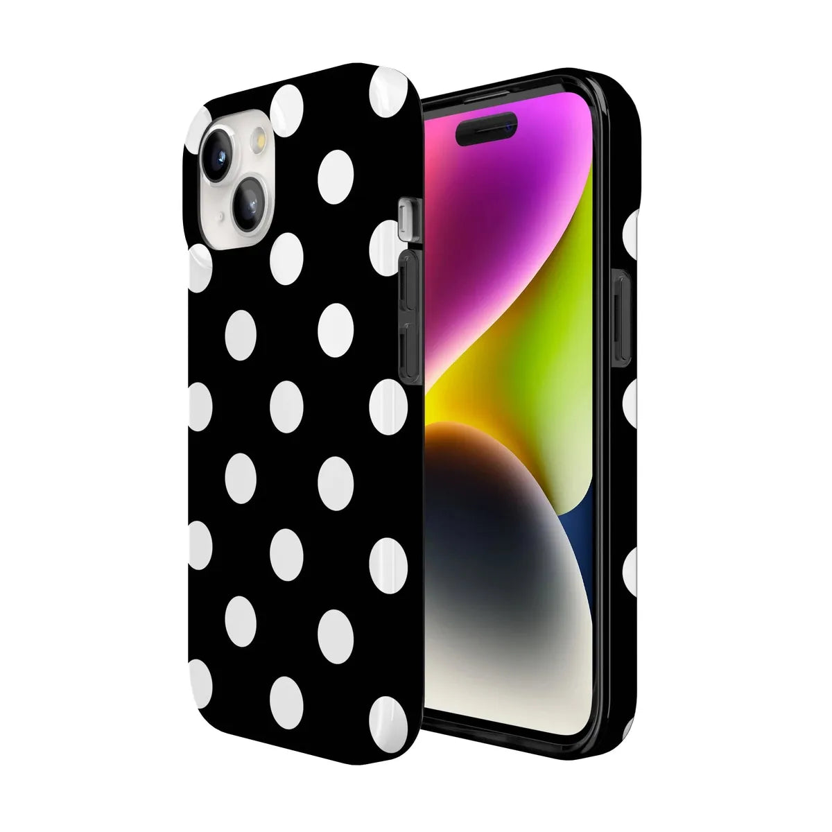 Polka Dots | High Contrast Design Case Phone Case Casetry