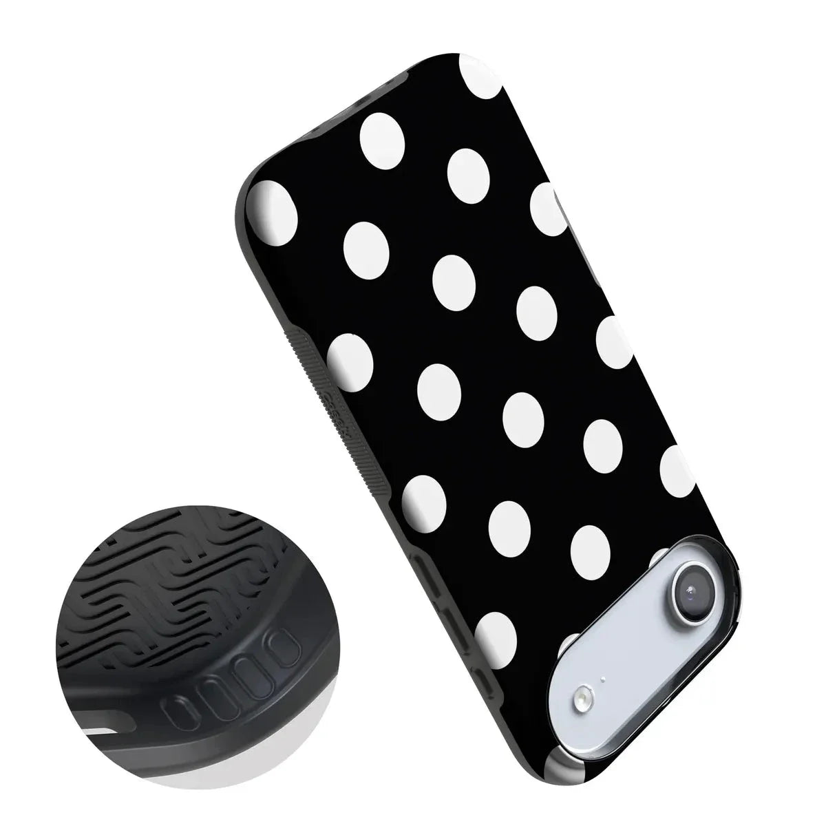 Polka Dots | High Contrast Design Case Phone Case Casetry