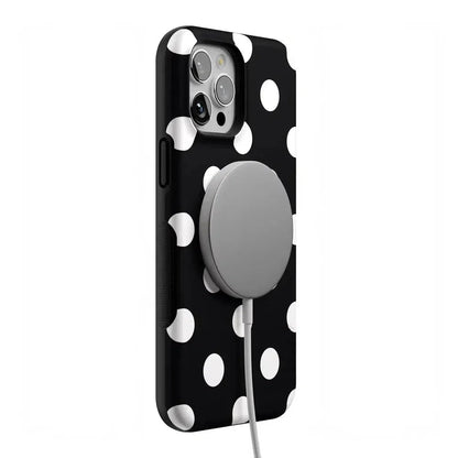Polka Dots | High Contrast Design Case Phone Case Casetry