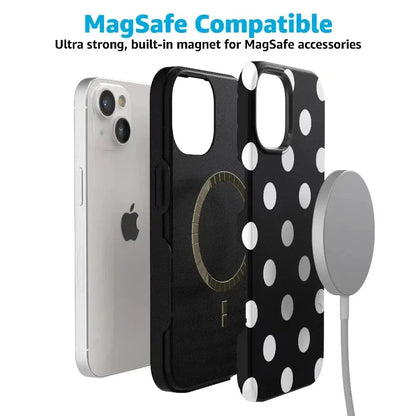 Polka Dots | High Contrast Design Case Phone Case Casetry