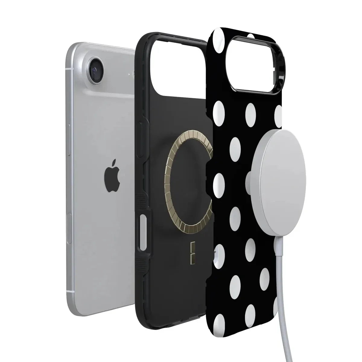 Polka Dots | High Contrast Design Case Phone Case Casetry