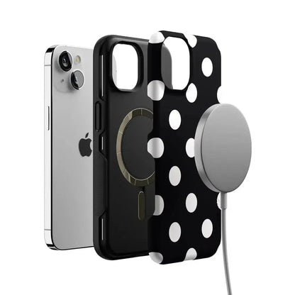 Polka Dots | High Contrast Design Case Phone Case Casetry