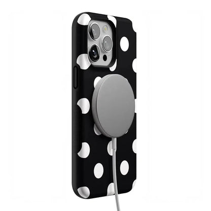 Polka Dots | High Contrast Design Case Phone Case Casetry