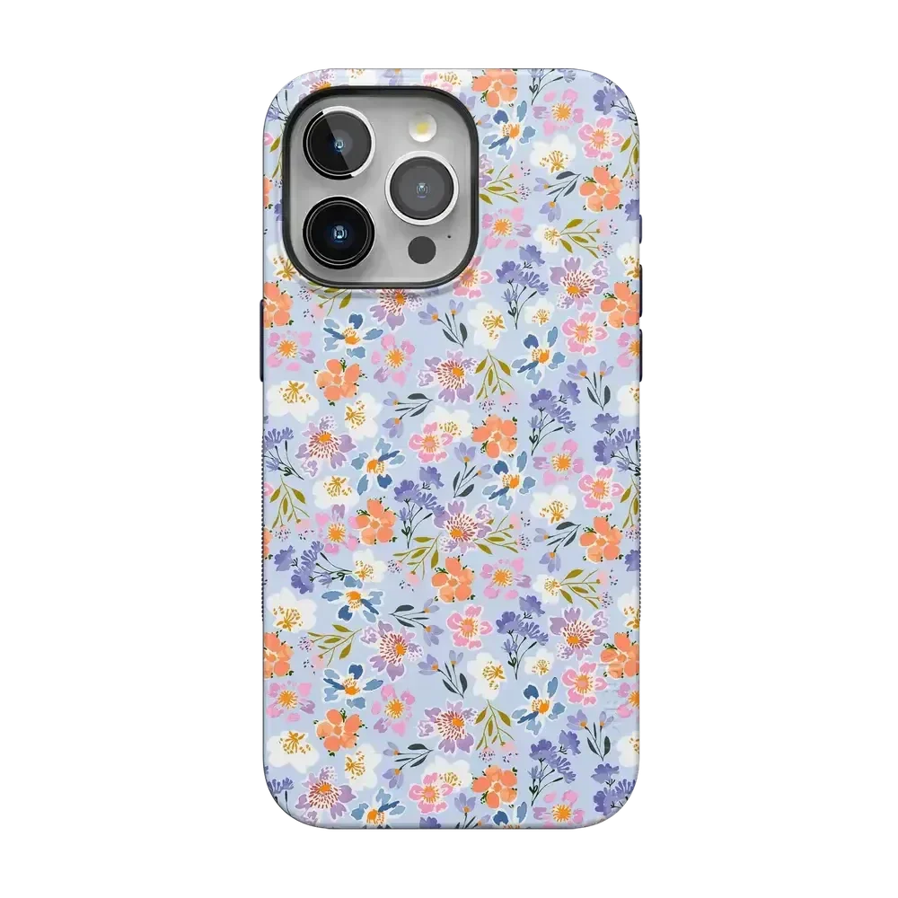 Poppy Meadows | Pastel Floral Case iPhone Case get.casely Bold + MagSafe® iPhone 15 Pro Max