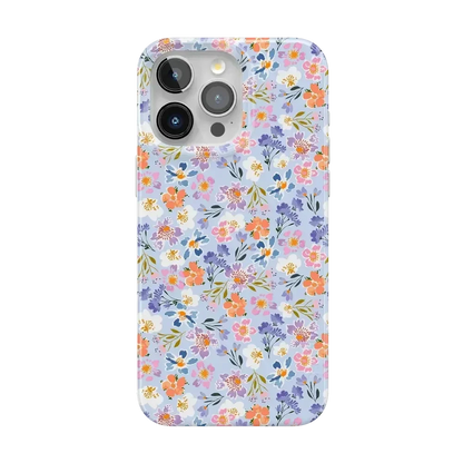 Poppy Meadows | Pastel Floral Case iPhone Case get.casely Classic + MagSafe® iPhone 15 Pro Max