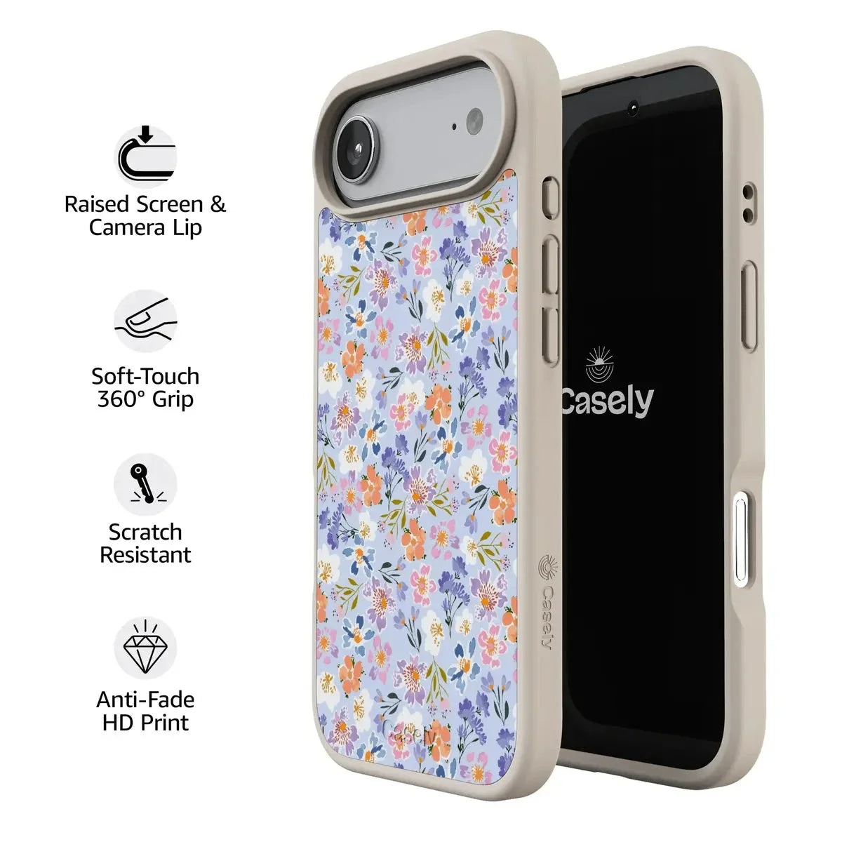 Poppy Meadows | Pastel Floral Case iPhone Case get.casely