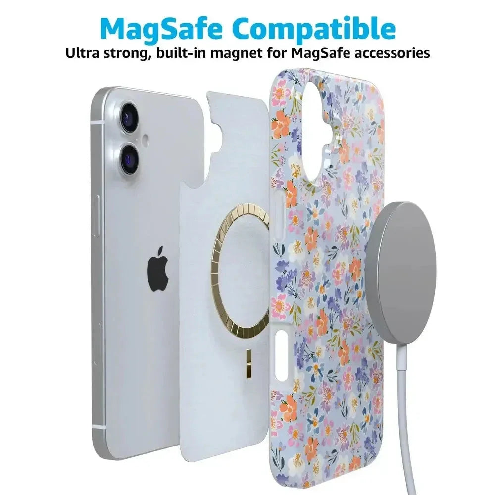 Poppy Meadows | Pastel Floral Case iPhone Case get.casely