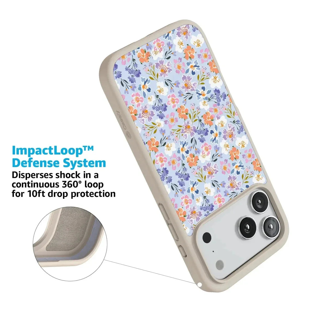 Poppy Meadows | Pastel Floral Case iPhone Case get.casely