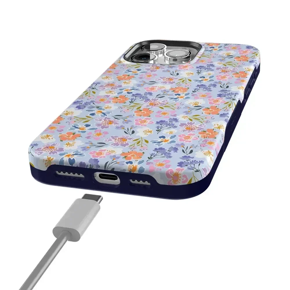 Poppy Meadows | Pastel Floral Case iPhone Case get.casely