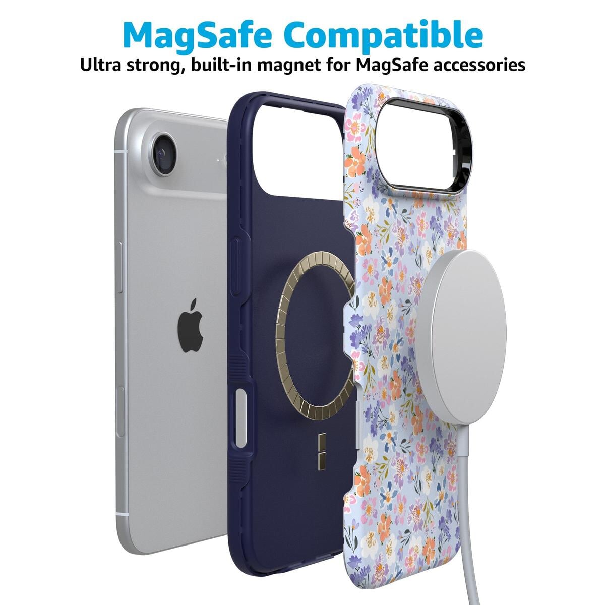 Poppy Meadows | Pastel Floral Case iPhone Case get.casely