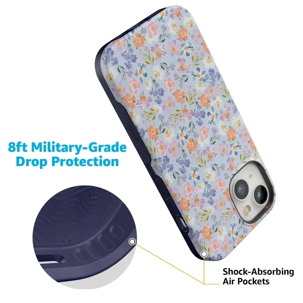 Poppy Meadows | Pastel Floral Case iPhone Case get.casely