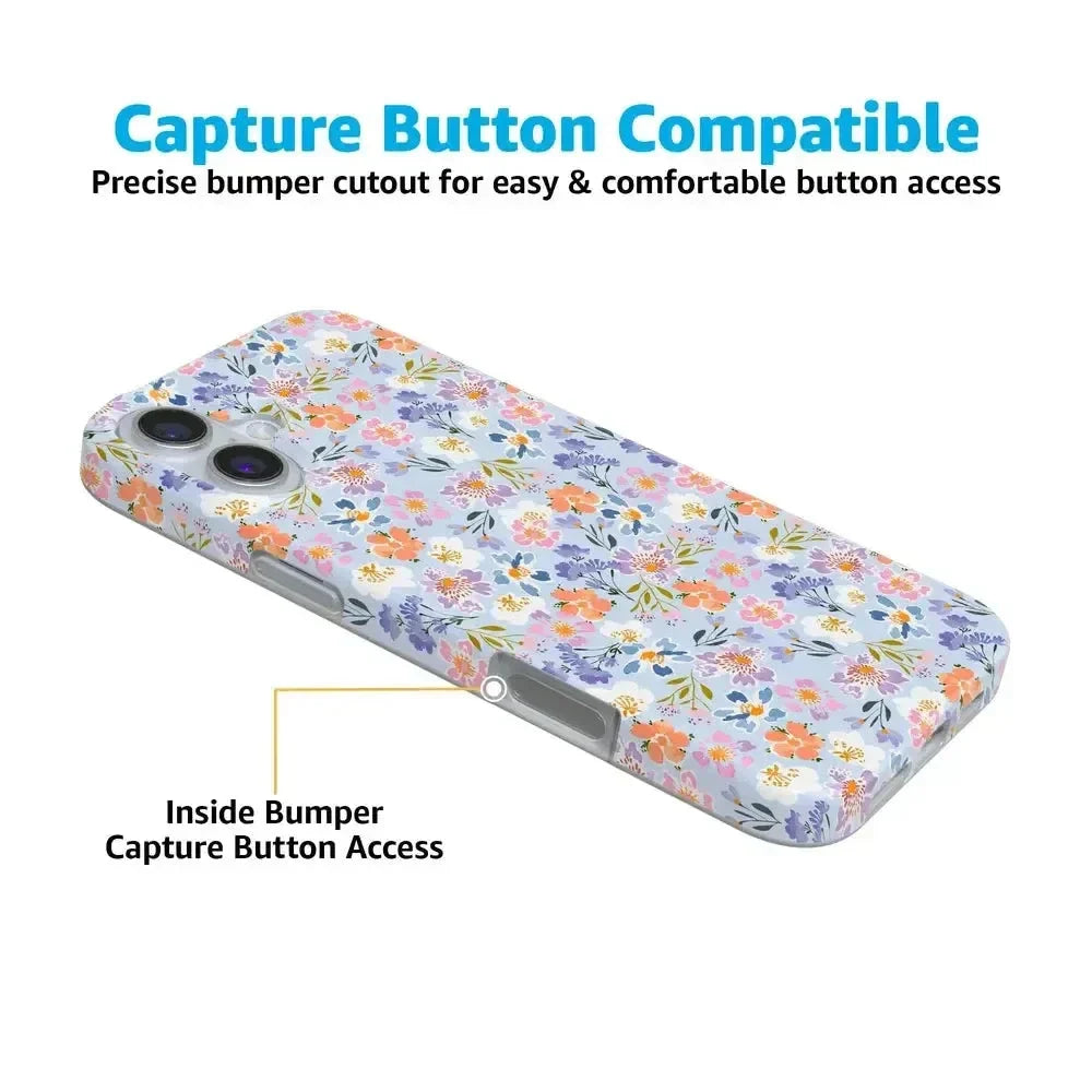 Poppy Meadows | Pastel Floral Case iPhone Case get.casely