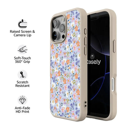 Poppy Meadows | Pastel Floral Case iPhone Case get.casely