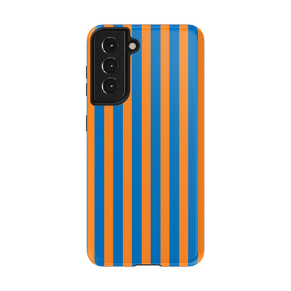 Go New York | Blue & Orange Stripes Case - Galaxy S21