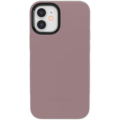 Purple Taupe on Nude | Ultra-Protective Bold Case iPhone Case get.casely Bold iPhone 12 Mini