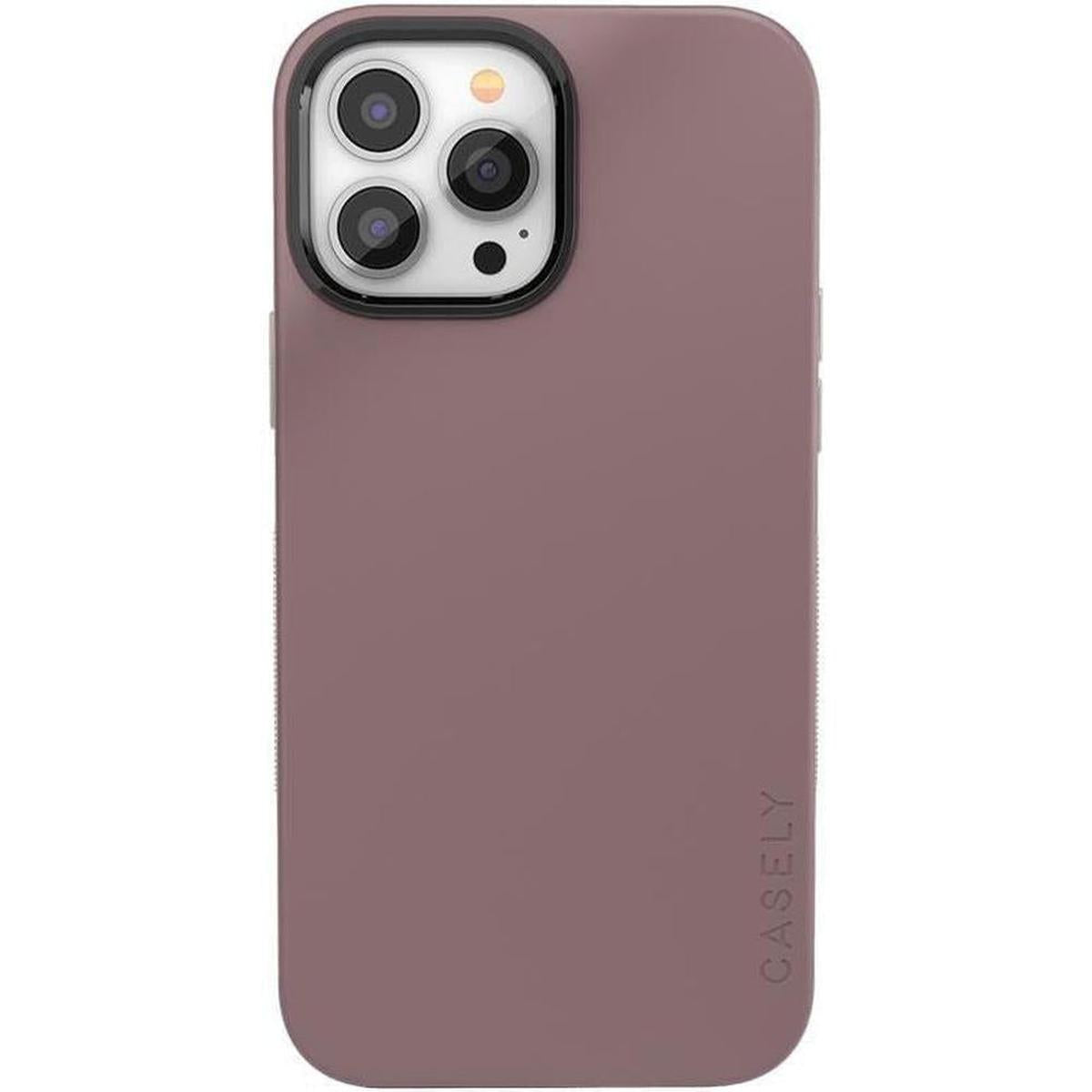 Purple Taupe on Nude | Ultra-Protective Bold Case iPhone Case get.casely Bold + MagSafe® iPhone 13 Pro