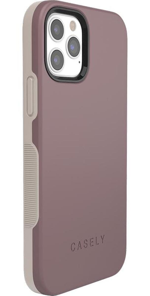 Purple Taupe on Nude | Ultra-Protective Bold Case iPhone Case get.casely